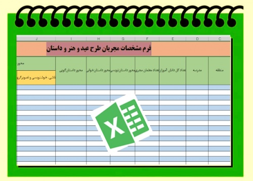 فرم مشخصات مجریان طرح عید و هنر و داستان